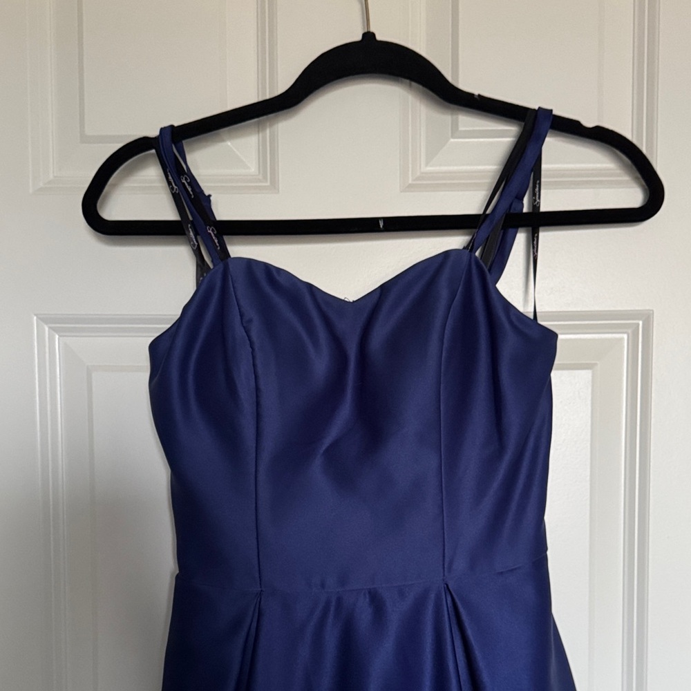 Speechless Royal Blue Ballgown